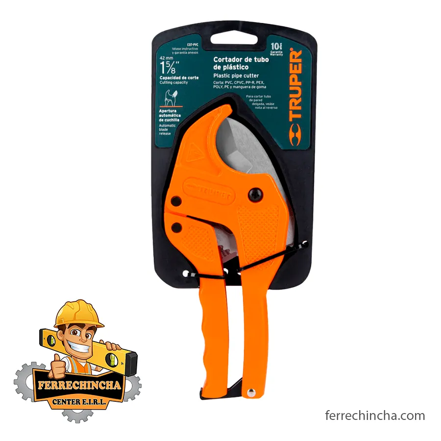 Cortador de tubo PVC. Truper
