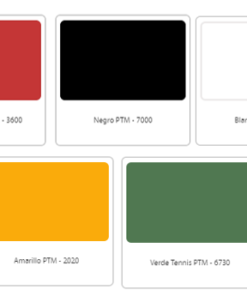 Colores de la pintura Trafico Anypsa.