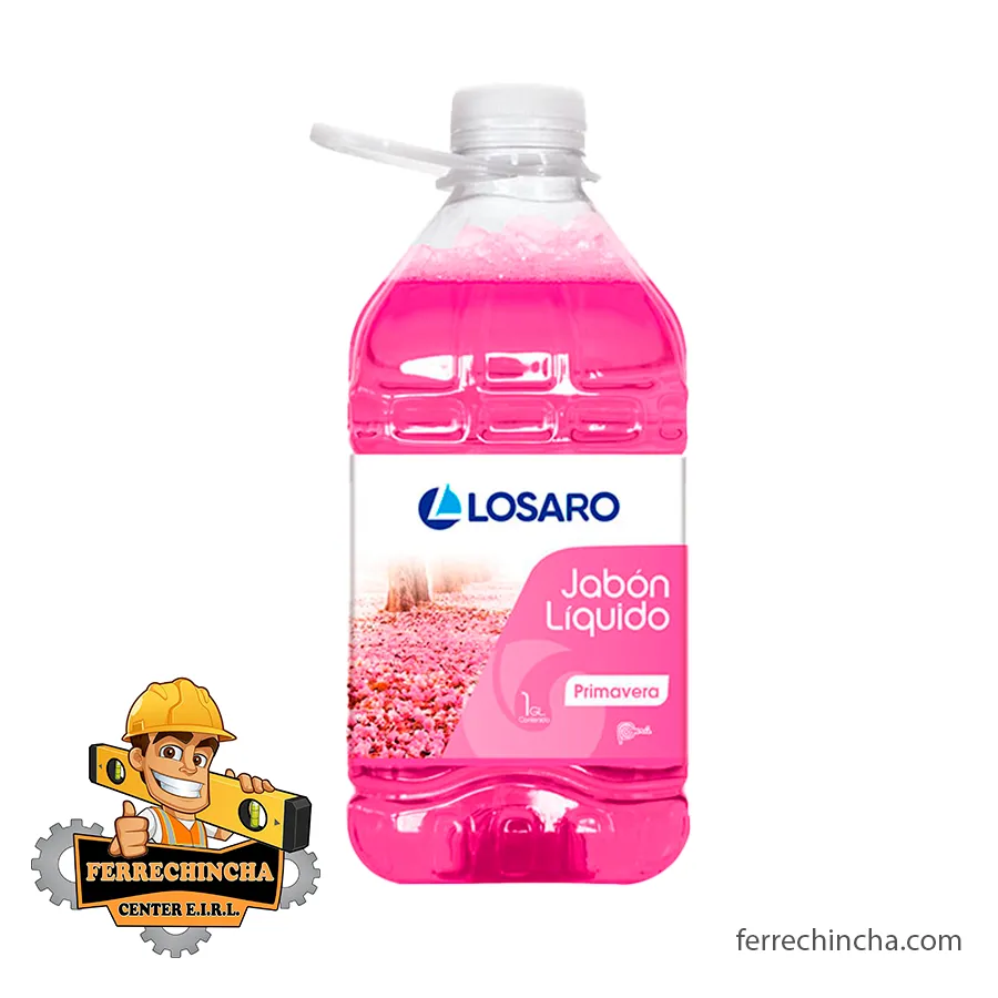 Jabón liquido primavera en galón Losaro.