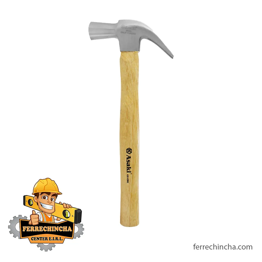 Martillo Asaki 29mm. Mango de madera