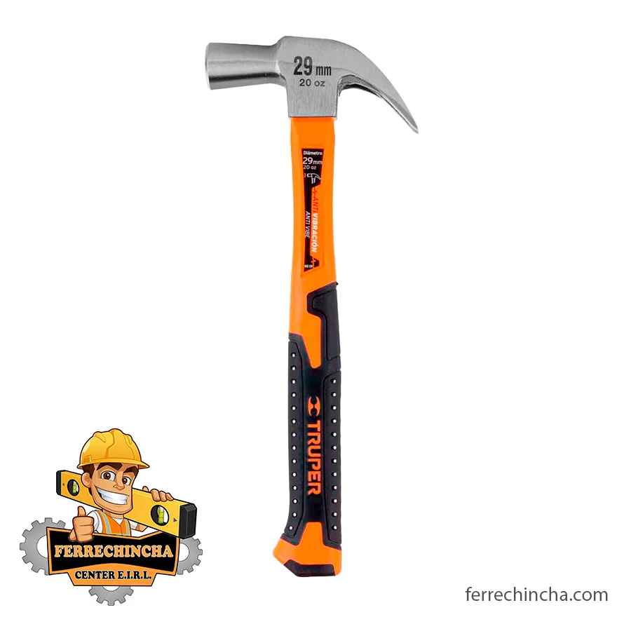 Martillo Truper mango fibra 29 mm.