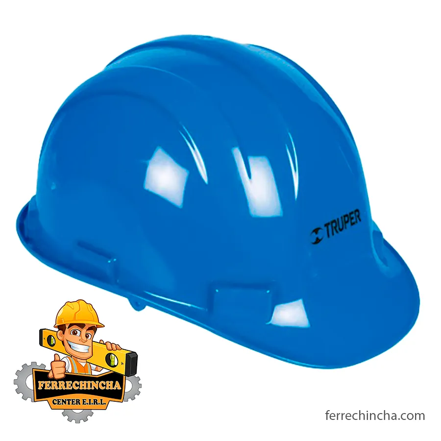 Casco truper azul 10371