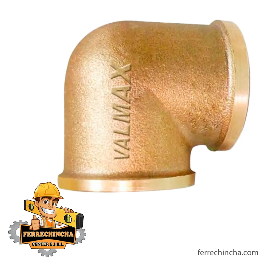 CODO 1/2 BRONCE LIVIANO VALMAX - A1C 126051