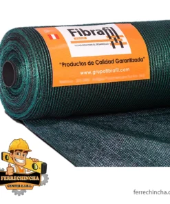 Malla Raschell 50% negro/verde