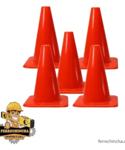 Cono de seguridad naranja 12" - 30 cm.