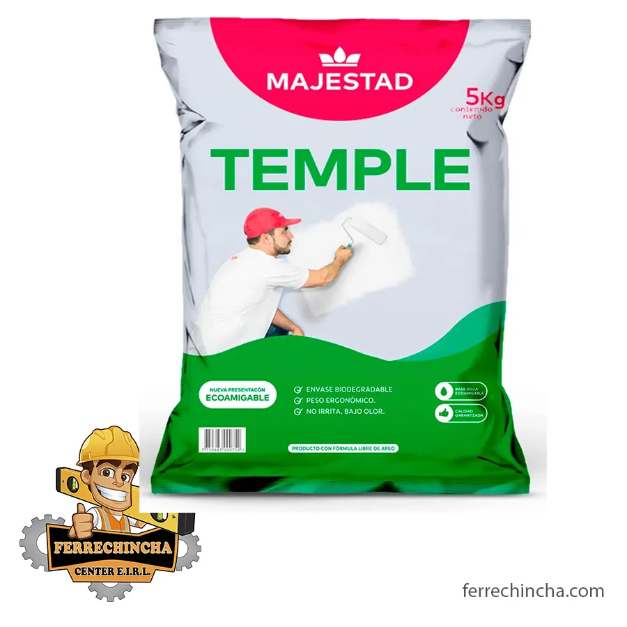TEMPLE X 5 KG BLANCO MAJESTAD