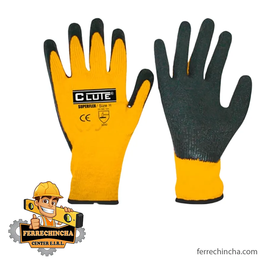 Guantes Superflex amarillo T/L - Clute