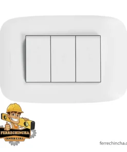 Interruptor triple Bticino Sencia