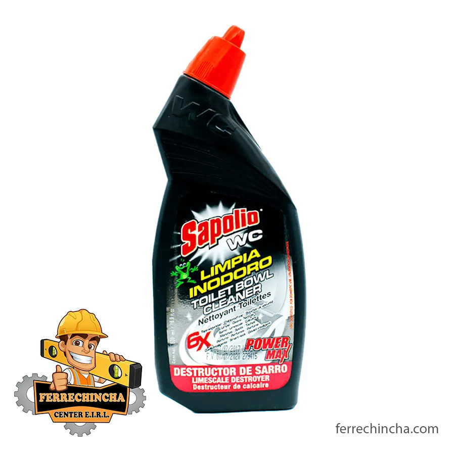 LIMPIA INODORO SAPOLIO WC 6X NEGRO 500ML
