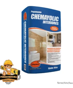 Pegamento chemayolic interiores 25kg Chema