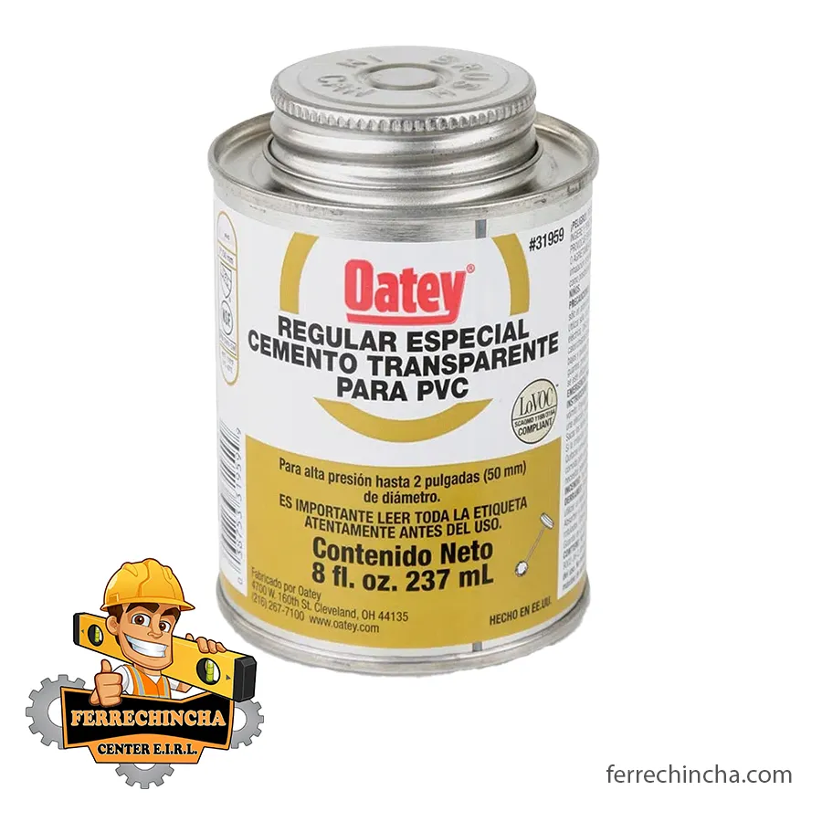 Pegamento PVC Oatey 1/16 dorado