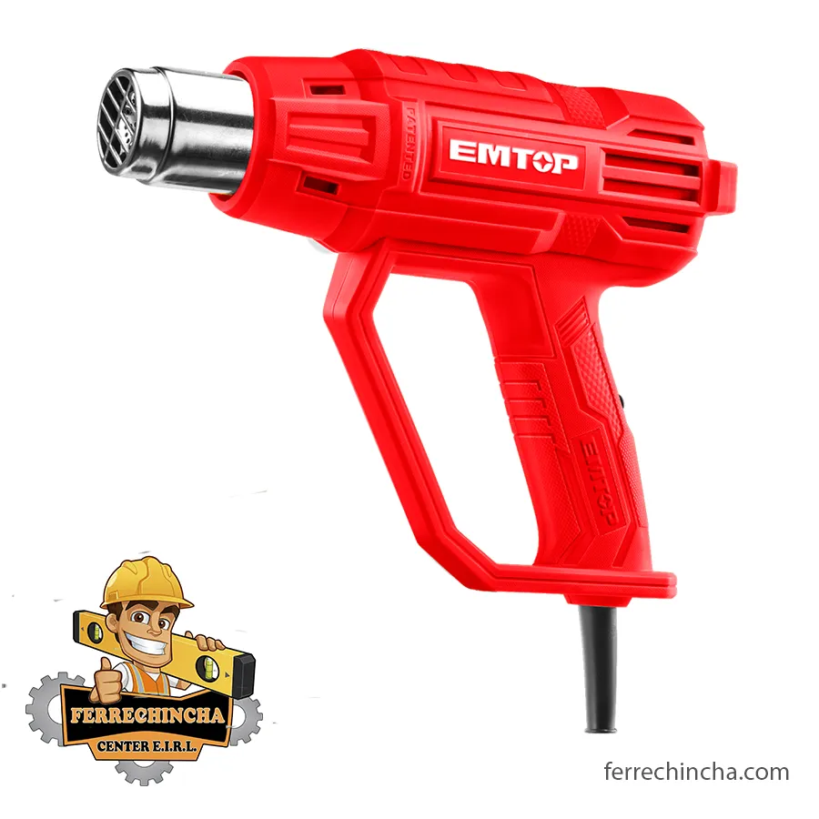 pistola de calor 2000w emtop