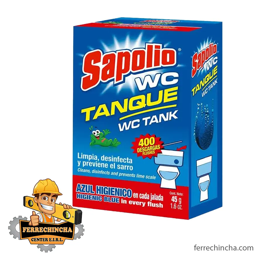 SAPOLIO WC TANQUE AZUL 45GR