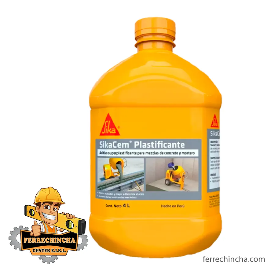 SIKA CEM PLASTIFICANTE GLN. X 4 LT.