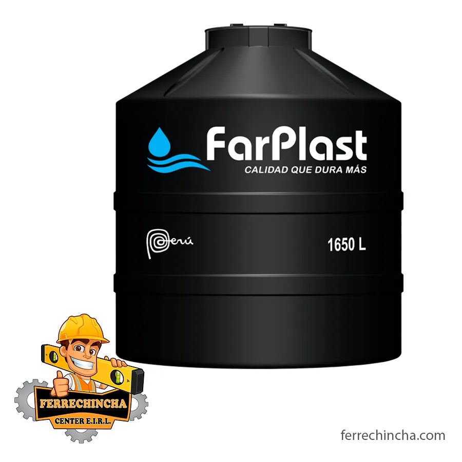 TANQUE FARPLAST 1650 LT. NEGRO
