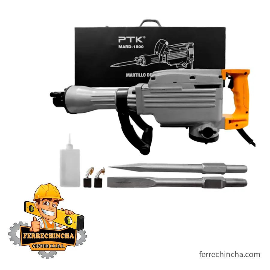 DEMOLEDOR 1800 W. PTK  45 JOULES - 16.5 KG.  MARD-1800