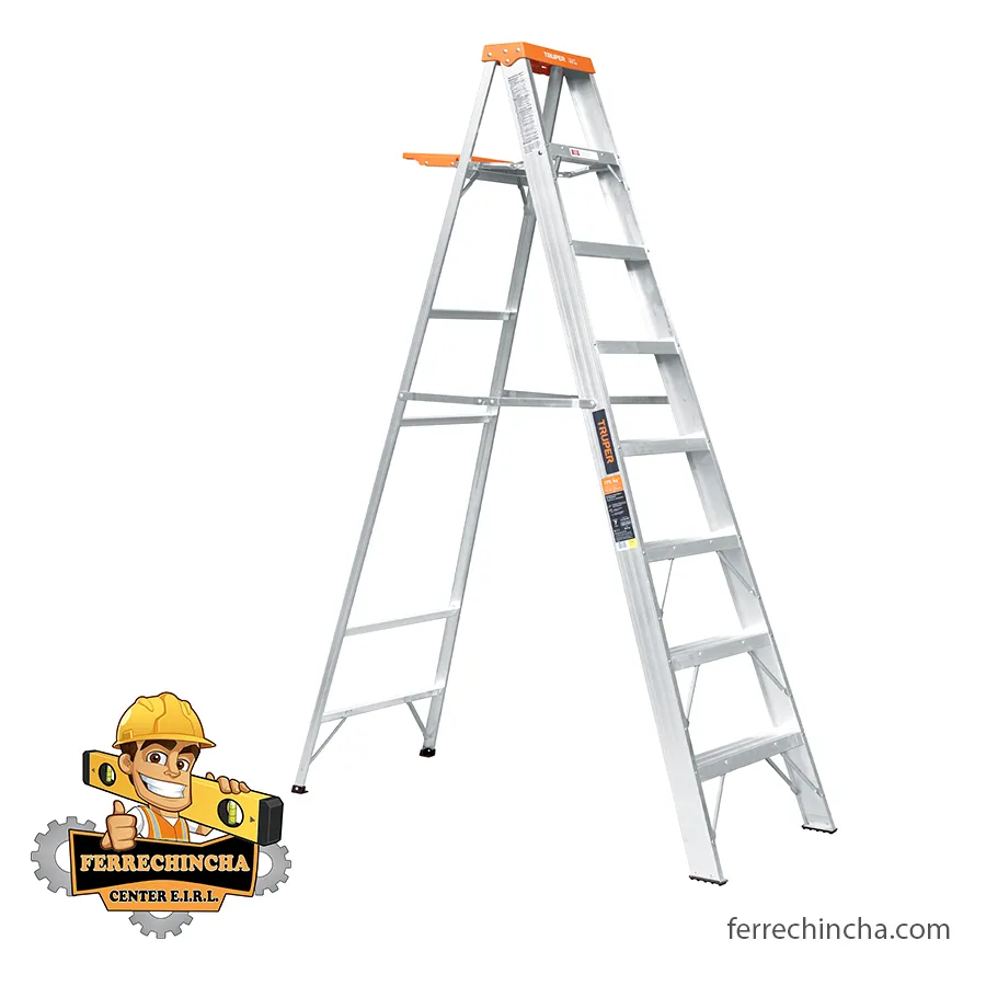 ESCALERA TIJERA ALUMINIO TRUPER 7 PASOS (10337)
