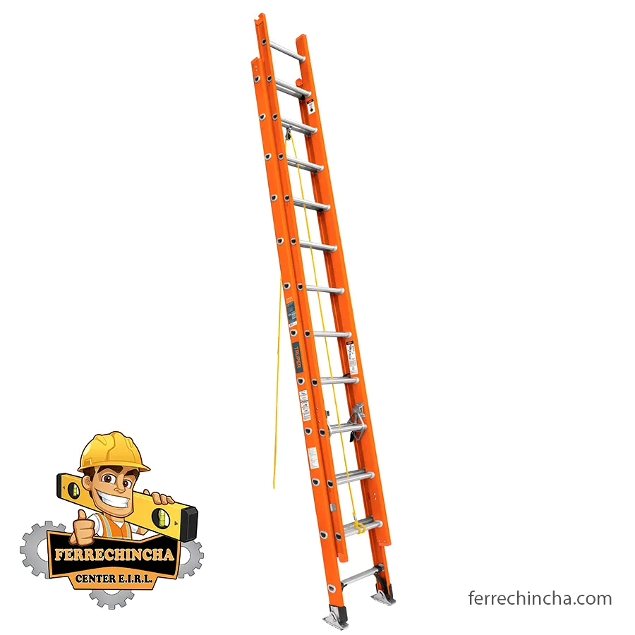 ESCALERA TELESCOPICA TRUPER 28 PASOS FIBRA DE VIDRIO (100229)