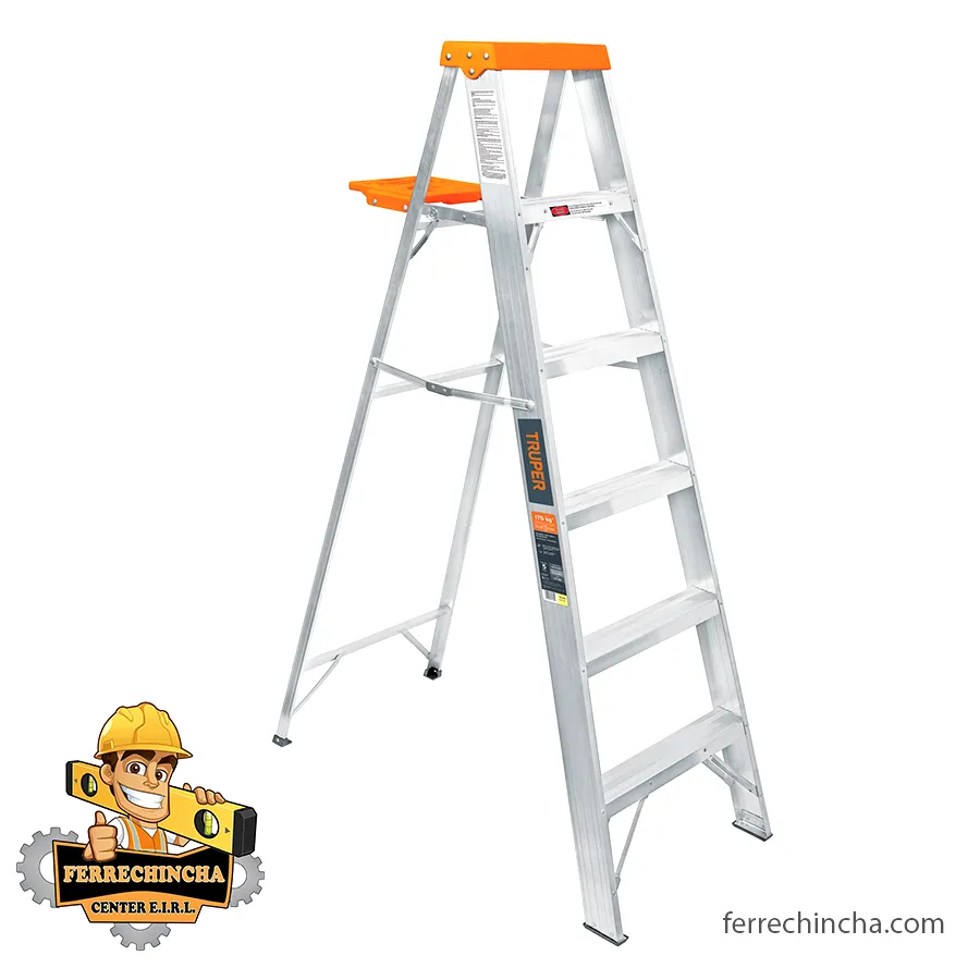 ESCALERA TIJERA ALUMINIO TRUPER 5 PASOS (10335)