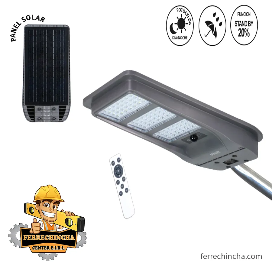 PASTORAL LED C/PANEL SOLAR 150W OPALUX (OP-TR150W)