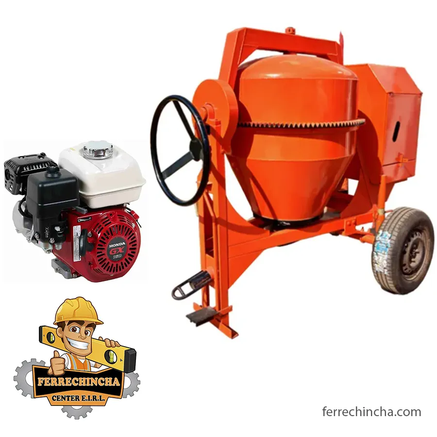 TROMPO MEZCLADOR 13 HP ARCO CUADRADO DE 1.5 BOLSAS
