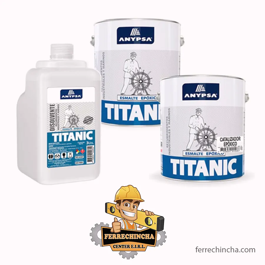 EPOXICO JUEGO X 3 COMPONENTES TITANIC (ANYPSA) GALON / GALON